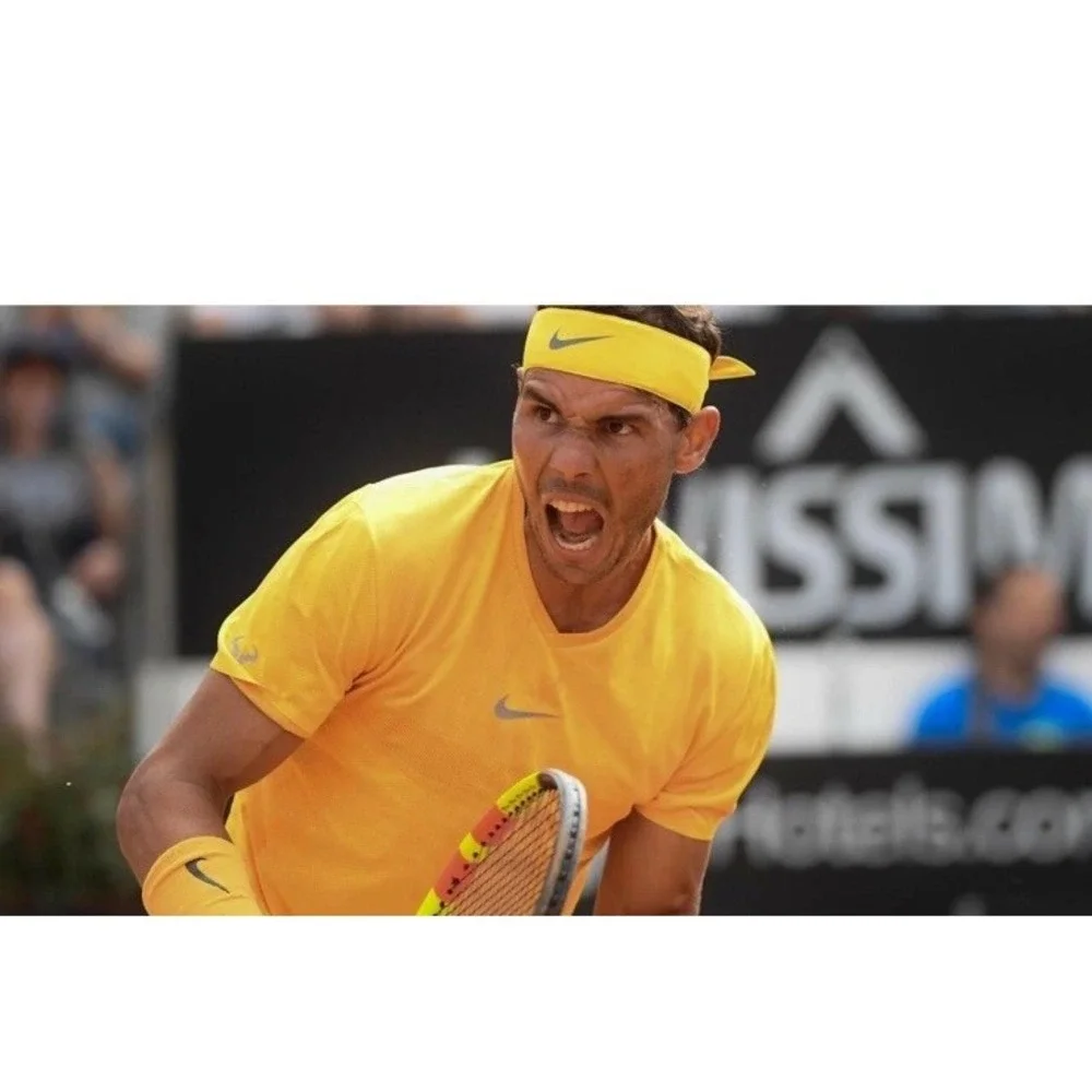 Mens 2018 Nike Rafael Nadal Monte Carlo AeroReact Tennis Shirt, Size 2XL